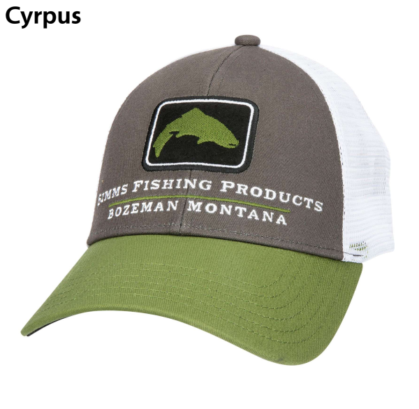Simms Trout Icon Trucker Hat Cyprus Simms Trout Icon Trucker Hat Cyprus